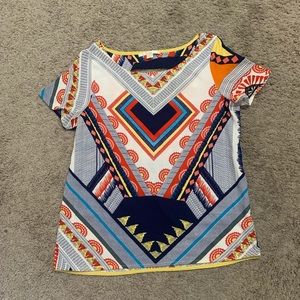 Women’s C & E Short Sleeve Blouse Medium